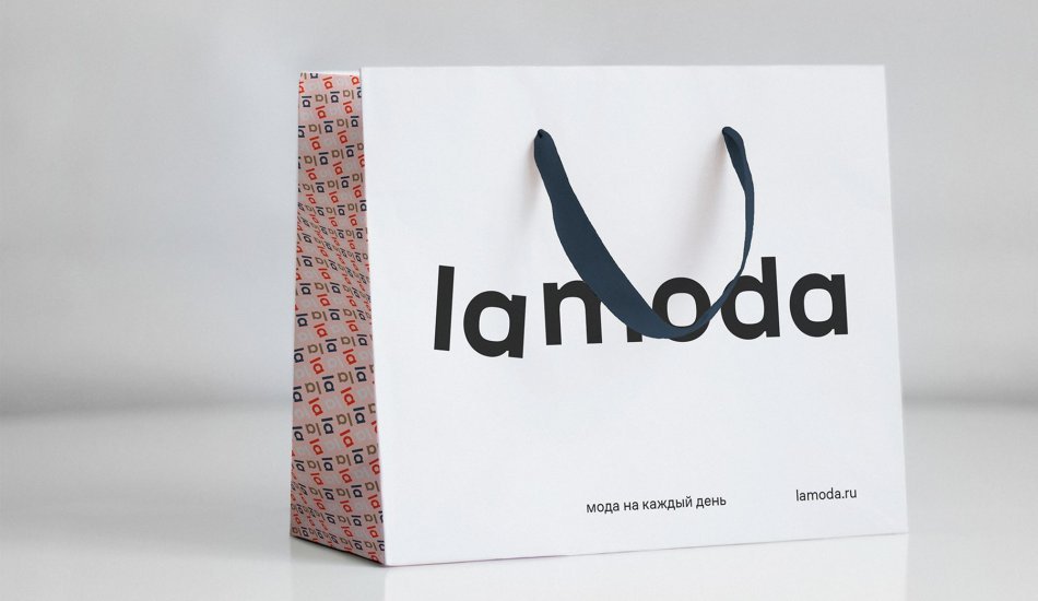Фирменный пакет Lamoda